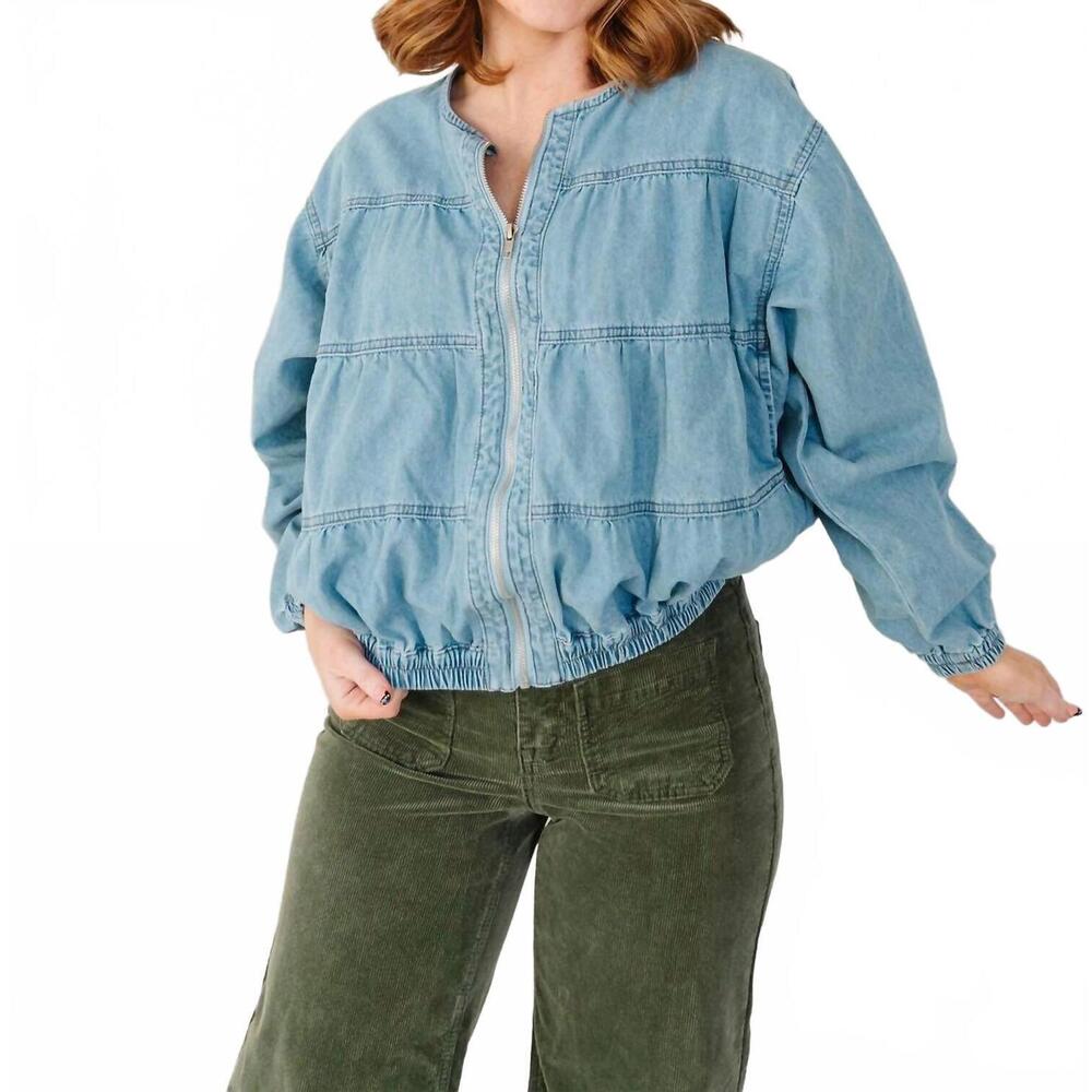 NEW HAYDEN LA hudson denim jacket in light wash